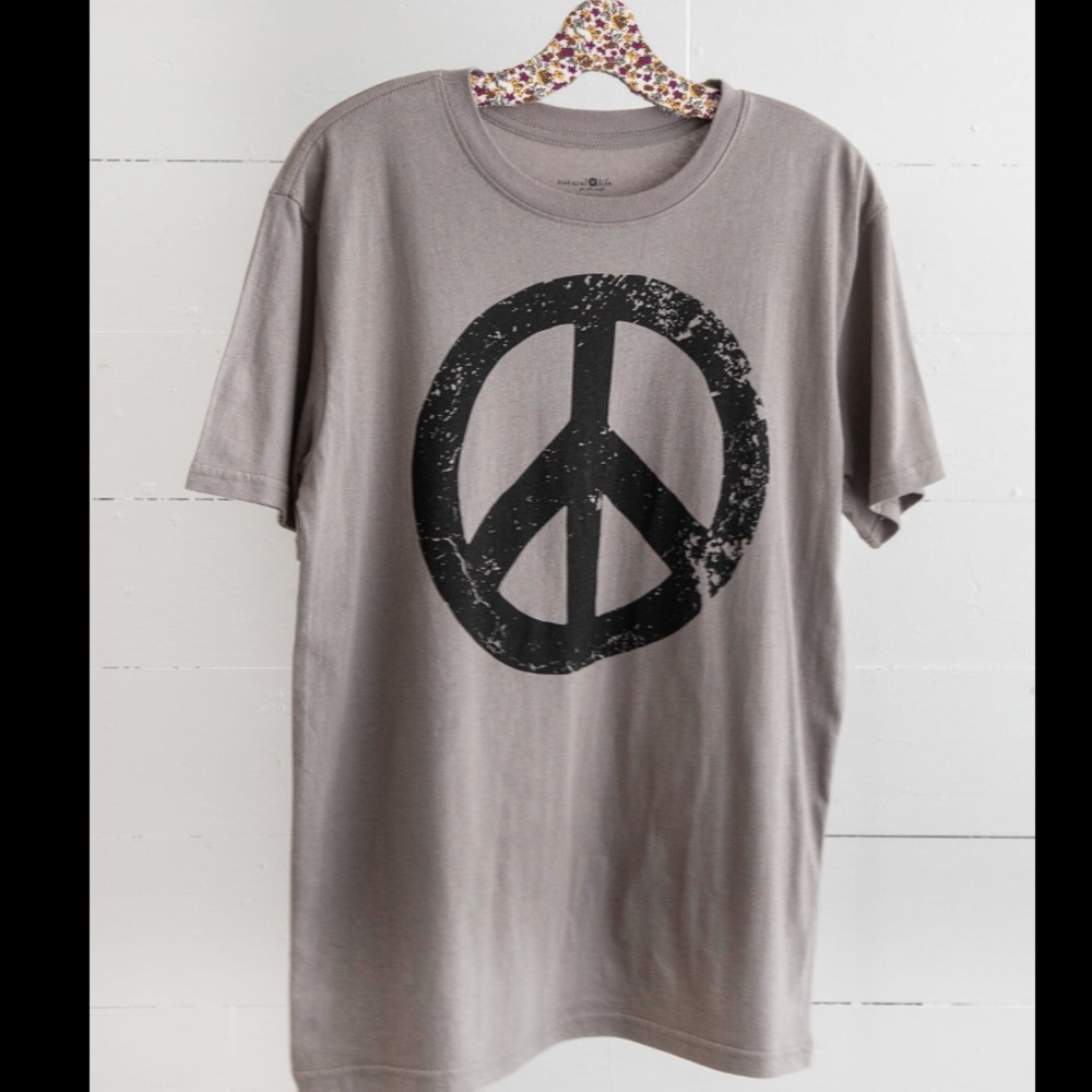 NEW peace sign graphic top/t-shirt - Picture 2 of 7